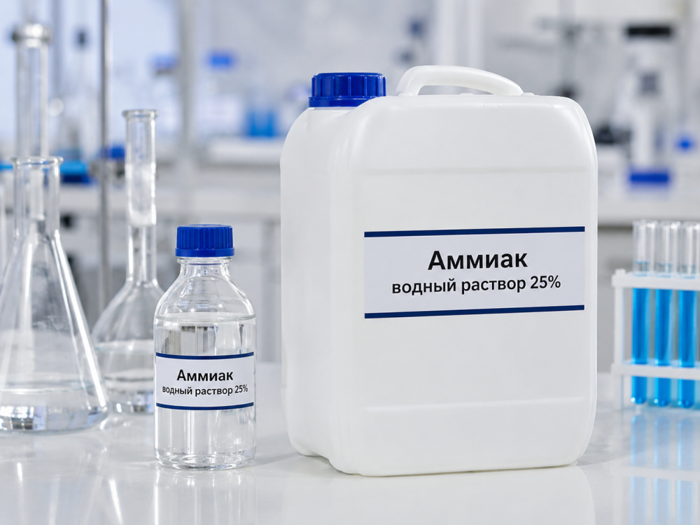 Аммиак водный раствор 25% — свойства и применение