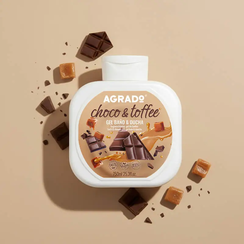 AGRADO ГЕЛЬ ДЛЯ ВАННЫ И ДУША TOFFEE 750 МЛ