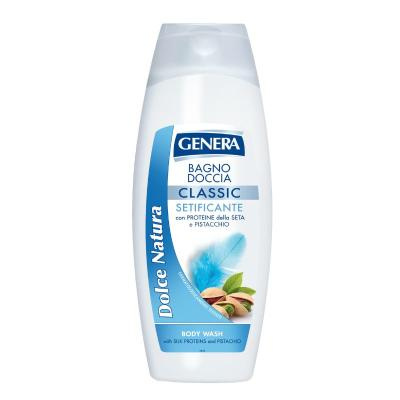 Гель для душа Genera Classic с протеинами шёлка и фисташкой, 500 мл — CEMS