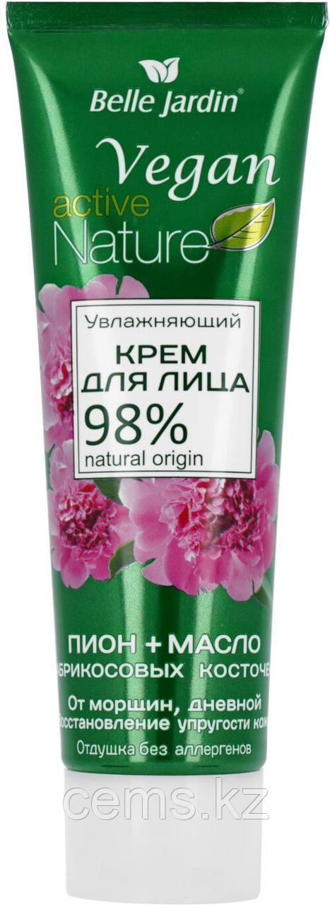 B.J.Active Nature Vegan Крем для лица Увлажняющий Пион + масло абрикосовых косточек 85 мл