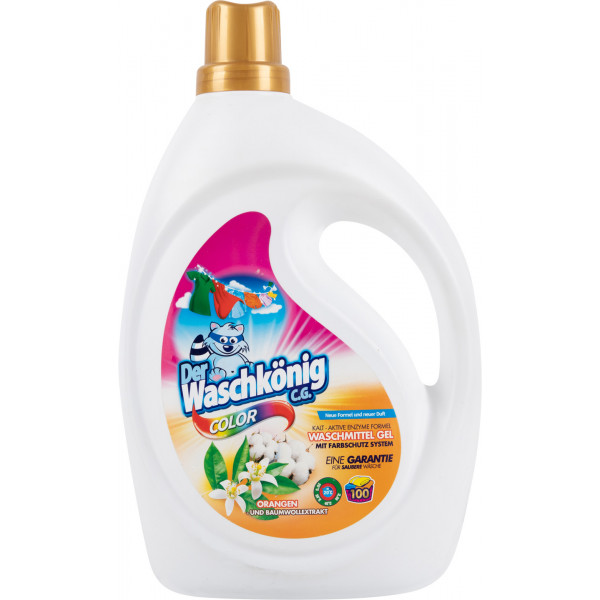 Гель для стирки Waschkonig COLOR Orangen und Baumwollextrakt 3 л
