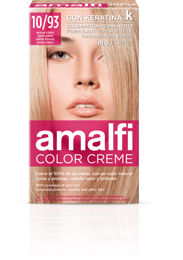 AMALFI КРАСКА ДЛЯ ВОЛОС 10/93 СВЕТЛО-ПЕСОЧНЫЙ LIGHT SAND