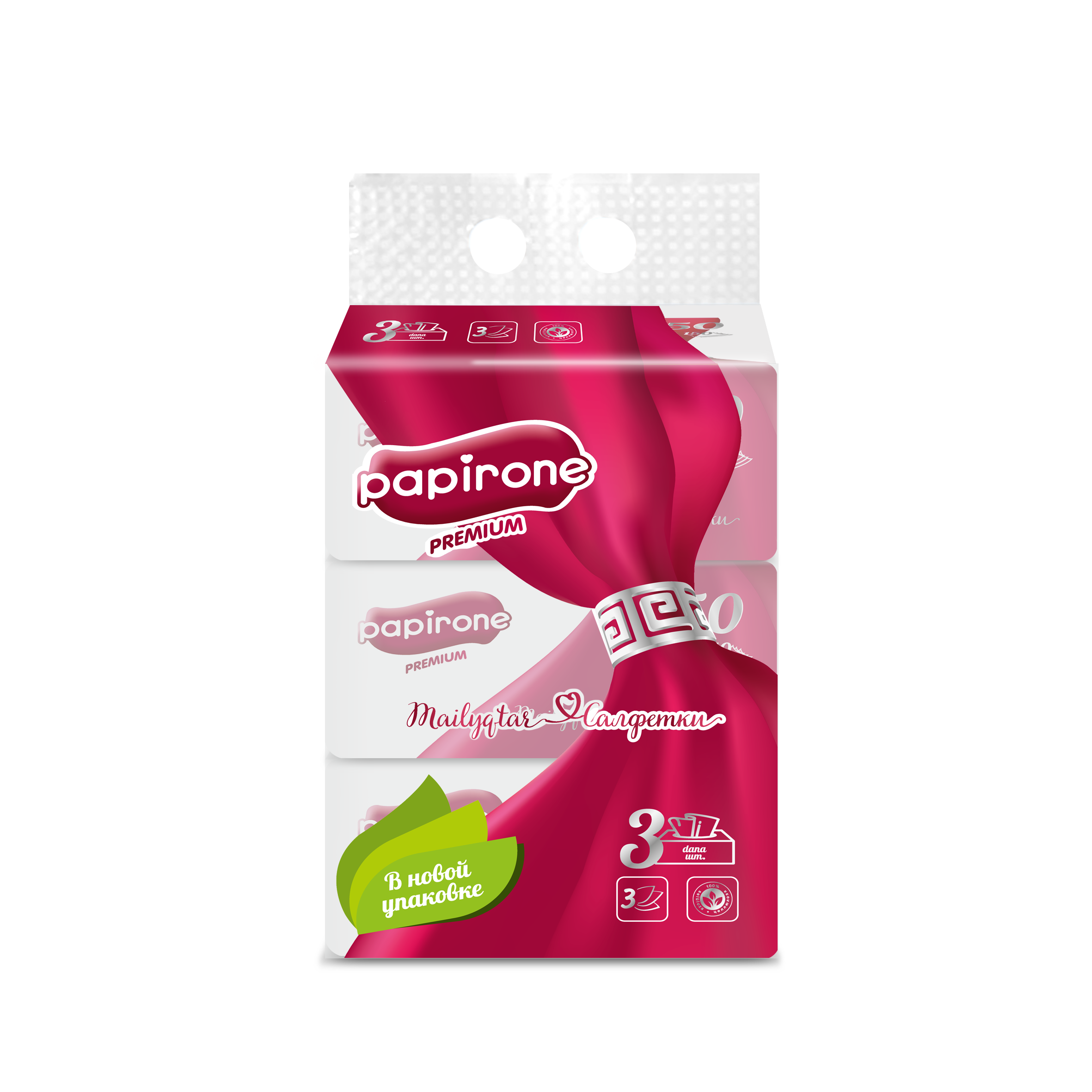 Салфетки бумажные Papirone pion 450