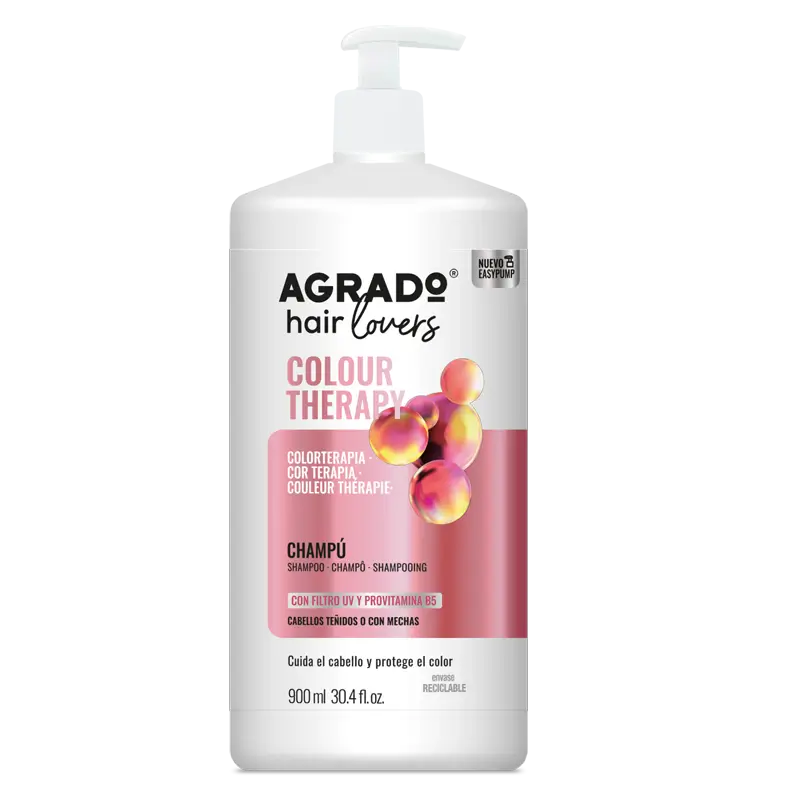 AGRADO шампунь для волос цветотерапия 900мл