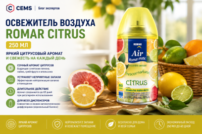 Освежитель воздуха Romar Citrus 250 мл