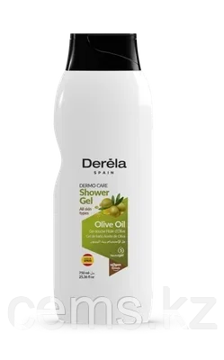 DERELA Гель для душа оливковое масло OLIVE OIL 750 мл