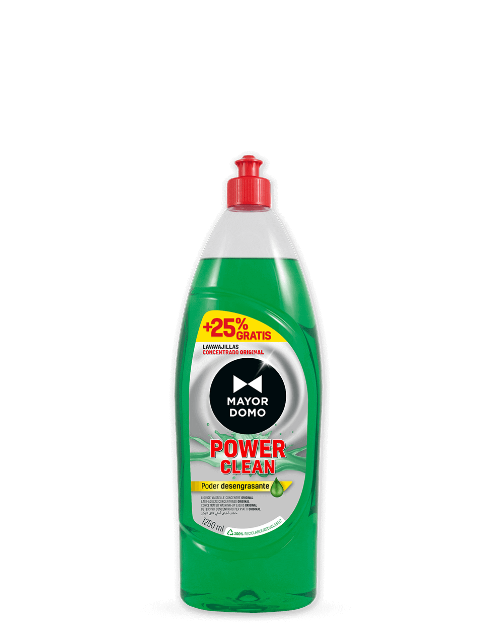 Ультраконцентрированное средство для мытья посуды Mayordomo 1250 мл