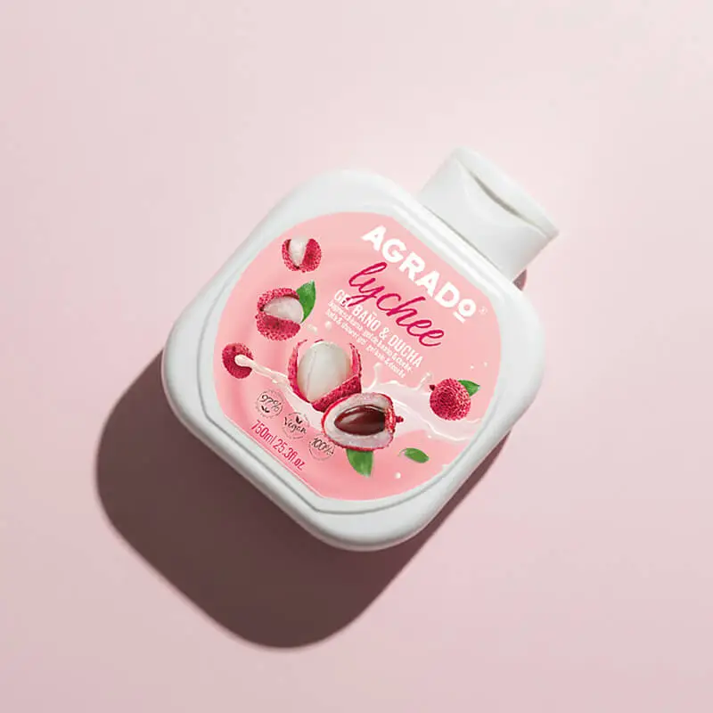 AGRADO ГЕЛЬ ДЛЯ ВАННЫ И ДУША LYCHEE 750 MЛ