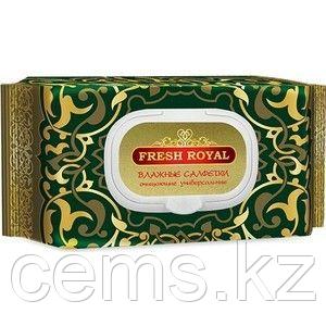 Влажные салфетки очищающие универсальные №150 Fresh Royal