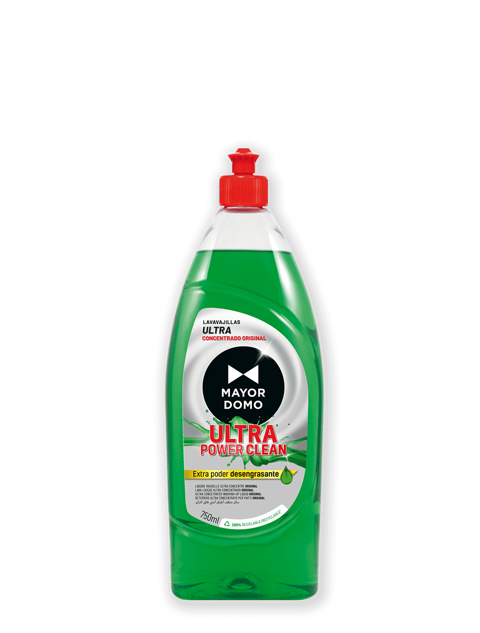 Ультраконцентрированное средство для мытья посуды Mayordomo 750 мл
